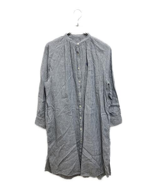 SCAPA（スキャパ）SCAPA (スキャパ) リネンシャツワンピース ブラック サイズ:38の古着・服飾アイテム