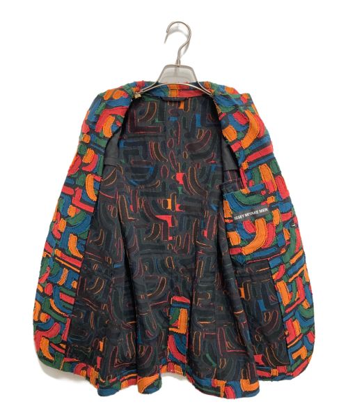 ISSEY MIYAKE MEN（イッセイミヤケメン）ISSEY MIYAKE MEN (イッセイミヤケメン) 総柄ジャガードジャケット マルチカラー サイズ:ｓの古着・服飾アイテム