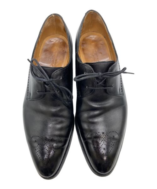 JOHN LOBB（ジョンロブ）JOHN LOBB (ジョンロブ) ミュージアムカーフウイングチップドレスシューズ ブラック サイズ:6.5の古着・服飾アイテム