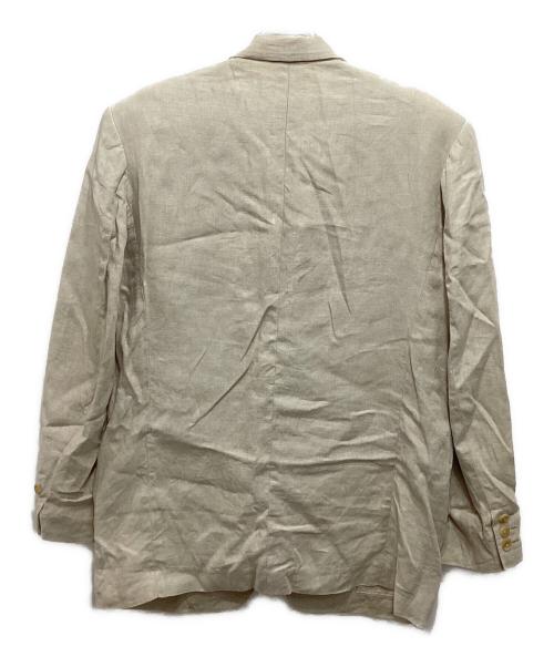 Y's for men（ワイズフォーメン）Y's for men (ワイズフォーメン) リネンテーラードジャケット ベージュ サイズ:Mの古着・服飾アイテム