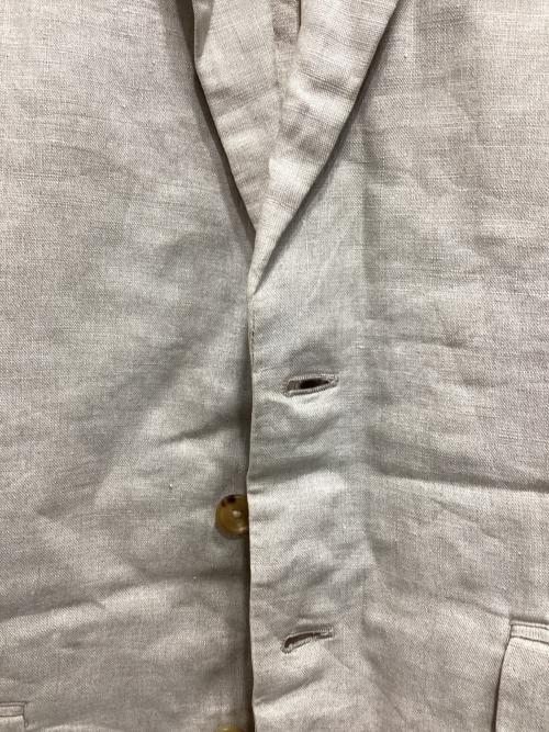 Y's for men（ワイズフォーメン）Y's for men (ワイズフォーメン) リネンテーラードジャケット ベージュ サイズ:Mの古着・服飾アイテム