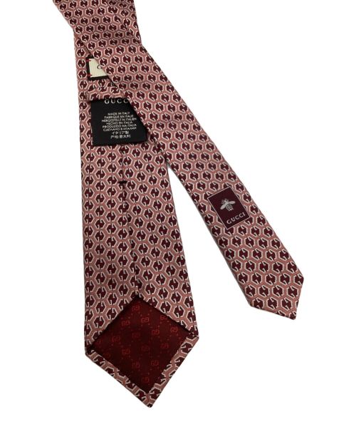 GUCCI（グッチ）GUCCI (グッチ) Gロゴネクタイ レッド サイズ:無しの古着・服飾アイテム