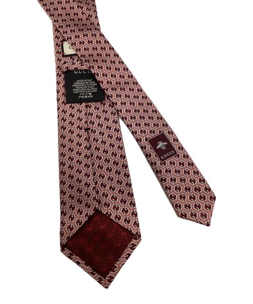 GUCCI（グッチ）GUCCI (グッチ) Gロゴネクタイ レッド サイズ:無しの古着・服飾アイテム