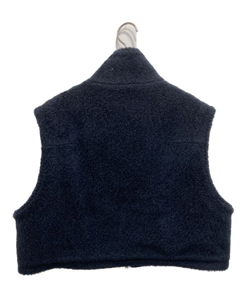 URU（ウル）URU (ウル) SHEEP BOA ZIP VEST ネイビー サイズ:2の古着・服飾アイテム