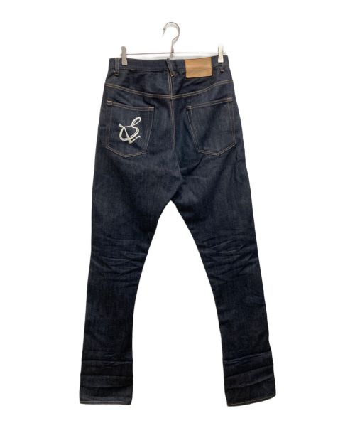 sulvam（サルバム）sulvam (サルバム) BOOTS CUT DENIM PANTS ネイビー サイズ:Mの古着・服飾アイテム