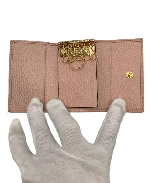 GUCCI（グッチ）GUCCI (グッチ) ダブルG キーケース ピンクの古着・服飾アイテム