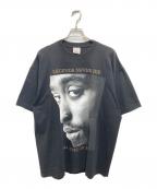 SHAKA WEARシャカウェア）の古着「2pac トゥーパック／ラップTシャツ」｜ブラック