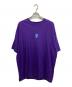 HUF（ハフ）の古着「メガロゴプリントTシャツ」｜パープル