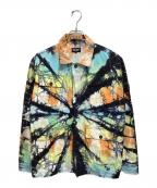 RIPNDIPリップンディップ）の古着「柄ジャケット」｜オレンジ