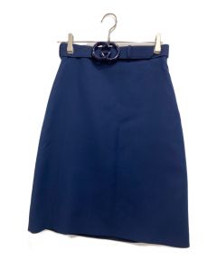 中古・古着通販】GUCCI (グッチ) スクエアGロゴツイードスカート