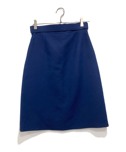GUCCI（グッチ）GUCCI (グッチ) GGベルトタイトスカート ネイビー サイズ:42の古着・服飾アイテム