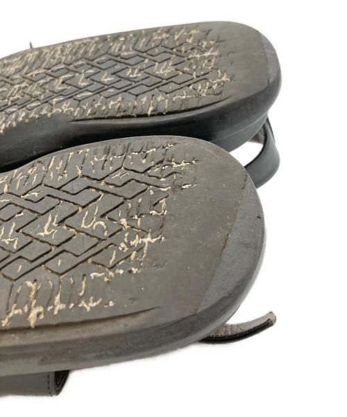 MARNI（マルニ）MARNI (マルニ) レザーキルトタッセルサンダル ブラック サイズ:-の古着・服飾アイテム