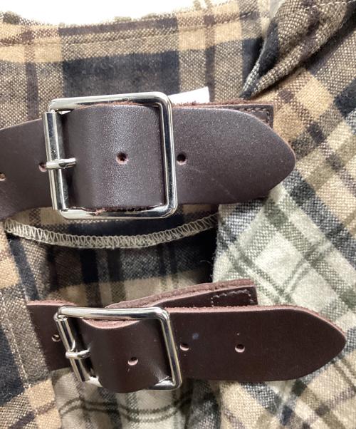 O'NEIL OF DUBLIN（オニールオブダブリン）O'NEIL OF DUBLIN (オニールオブダブリン) チェックポンチョ ブラウン サイズ:Freeの古着・服飾アイテム