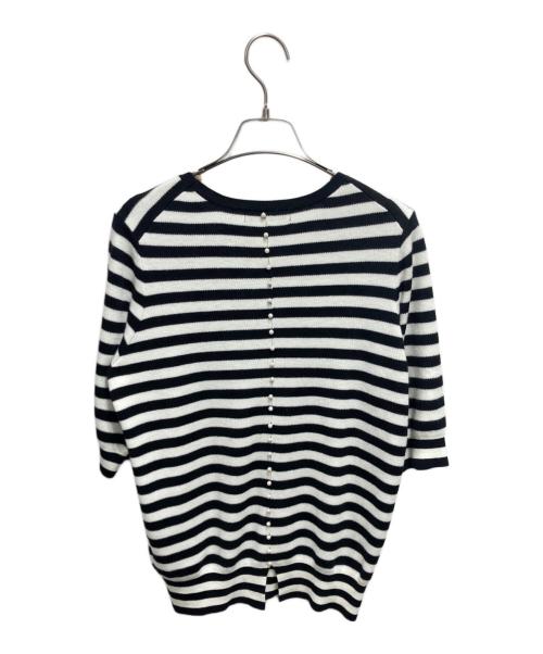 La TOTALITE（ラ ト―タリテ）La TOTALITE (ラ ト―タリテ) 16Gスムースバックパールプルオーバー ホワイト サイズ:FREEの古着・服飾アイテム