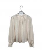 anuansアニュアンス）の古着「スカーフネックブラウス」｜インディゴ