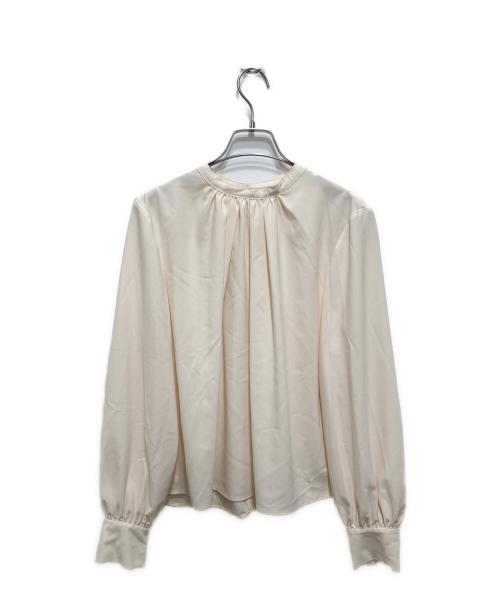 anuans（アニュアンス）anuans (アニュアンス) スカーフネックブラウス インディゴ サイズ:FREEの古着・服飾アイテム