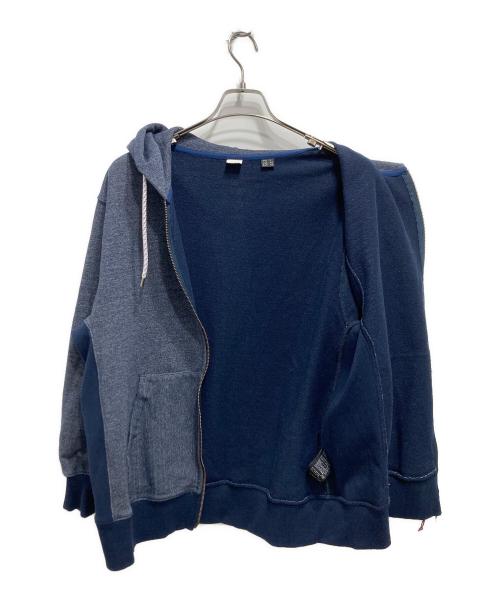 NANGA（ナンガ）NANGA (ナンガ) エコハイブリッドフルジップパーカー ブルー サイズ:Sの古着・服飾アイテム