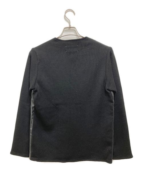 Maison Margiela（メゾンマルジェラ）Maison Margiela (メゾンマルジェラ) 00AWここのえタグレザードッキングニット ブラック サイズ:44の古着・服飾アイテム