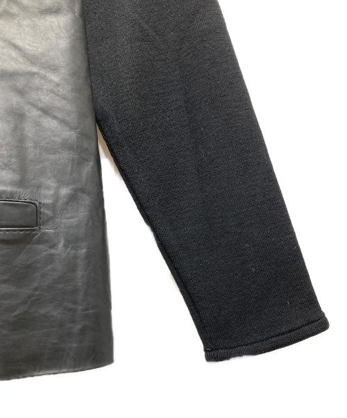 Maison Margiela（メゾンマルジェラ）Maison Margiela (メゾンマルジェラ) 00AWここのえタグレザードッキングニット ブラック サイズ:44の古着・服飾アイテム