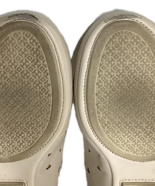 TORY BURCH（トリーバーチ）TORY BURCH (トリーバーチ) ハートパンチングバレエシューズ ベージュ サイズ:7 1/2の古着・服飾アイテム