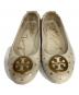 TORY BURCH (トリーバーチ) ハートパンチングバレエシューズ ベージュ サイズ:7 1/2：3000円