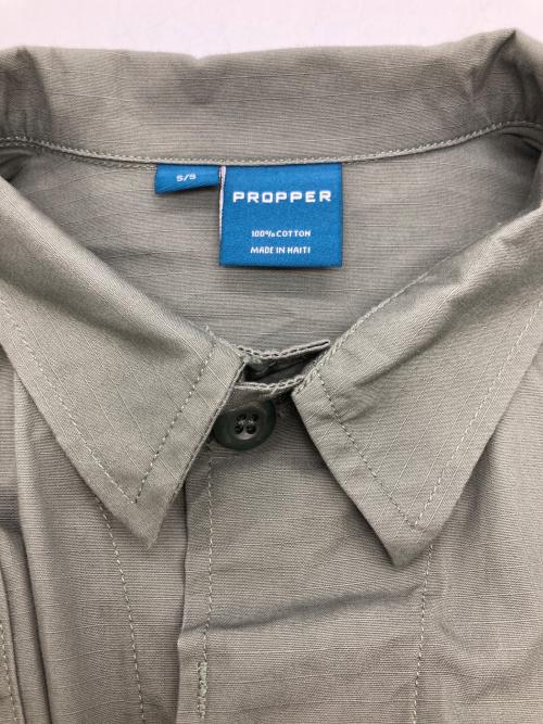 PROPPER（プロッパー）PROPPER (プロッパー) BDU JACKET グリーン サイズ:Sの古着・服飾アイテム