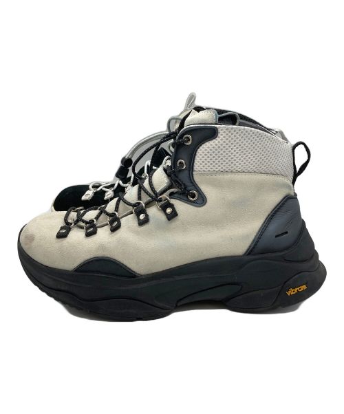 suncore（サンコア）suncore (サンコア) アシンメトリー マウンテンブーツ ホワイト×ブラック サイズ:7の古着・服飾アイテム