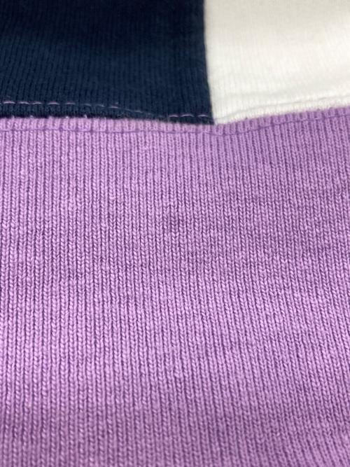 SUPREME（シュプリーム）SUPREME (シュプリーム) Vertical Logo Panel Crewneck パープル サイズ:Mの古着・服飾アイテム