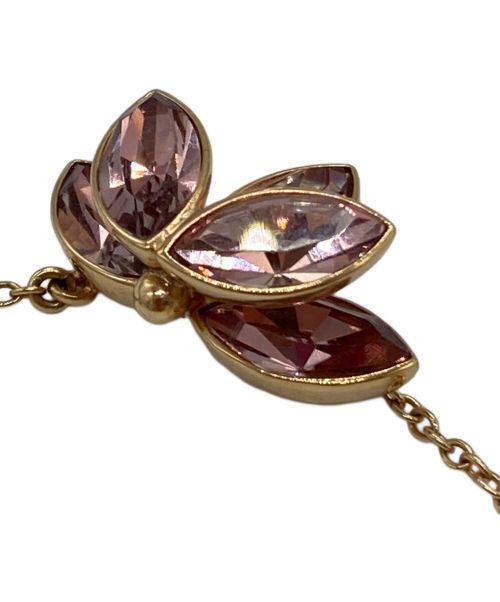 Christian Dior（クリスチャン ディオール）Christian Dior (クリスチャン ディオール) カラーストーンデザインブレスレット ゴールド(色)の古着・服飾アイテム