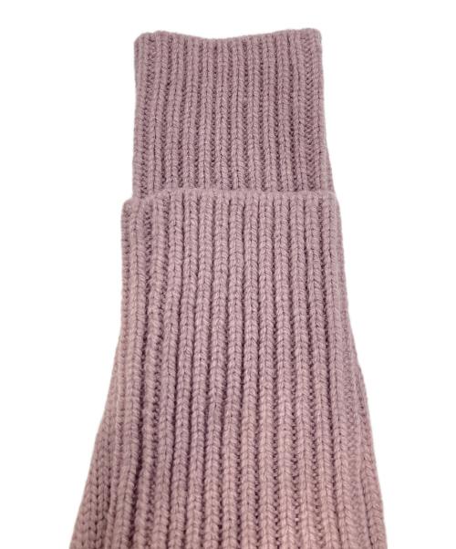 Adam et Rope（アダム エ ロペ）Adam et Rope (アダム エ ロペ) タートルバックスリットニットプルオーバー ピンク サイズ:Freeの古着・服飾アイテム