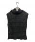 me ISSEY MIYAKE (ミーイッセイ ミヤケ) ノースリーブプリーツハイネックカットソー ブラック サイズ:FREE：9000円