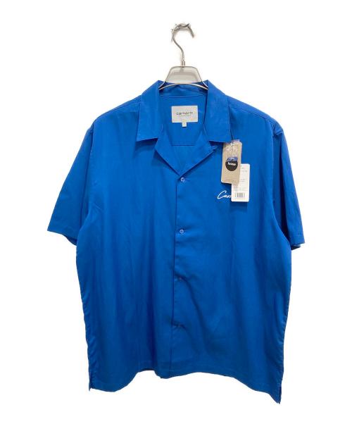CarHartt（カーハート）CarHartt (カーハート) オープンカラーシャツ ブルー サイズ:L 未使用品の古着・服飾アイテム