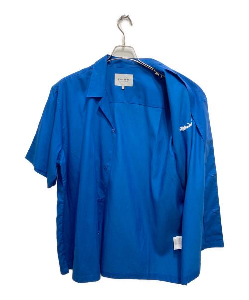 CarHartt（カーハート）CarHartt (カーハート) オープンカラーシャツ ブルー サイズ:L 未使用品の古着・服飾アイテム