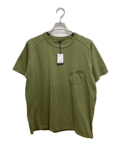 NIGEL CABOURN（ナイジェルケーボン）NIGEL CABOURN (ナイジェルケーボン) ニューベーシックTシャツ グリーン サイズ:50の古着・服飾アイテム