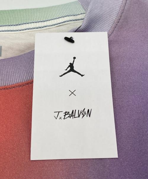 JORDAN（ジョーダン）JORDAN (ジョーダン) J.BALVIN (J．バルヴィン) グラデーションTシャツ パープル サイズ:XXL 未使用品の古着・服飾アイテム