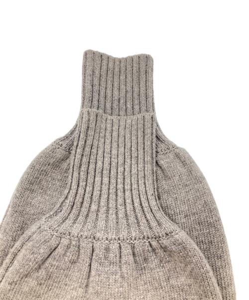 anuans（アニュアンス）anuans (アニュアンス) ダブルフェイスクルーネックニットプルオーバー グレー サイズ:FREEの古着・服飾アイテム