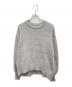 anuans（アニュアンス）の古着「ダブルフェイスクルーネックニットプルオーバー」｜グレー