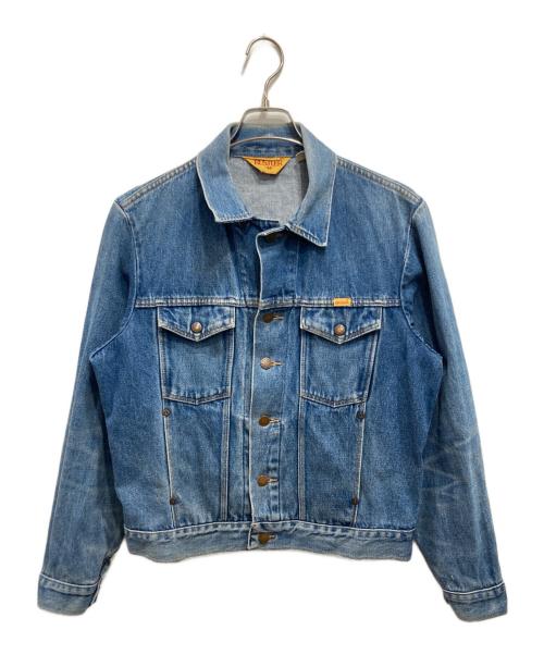 RUSTLER（ラスラー）RUSTLER (ラスラー) 80sヴィンテージデニムジャケット インディゴ サイズ:Ｍの古着・服飾アイテム