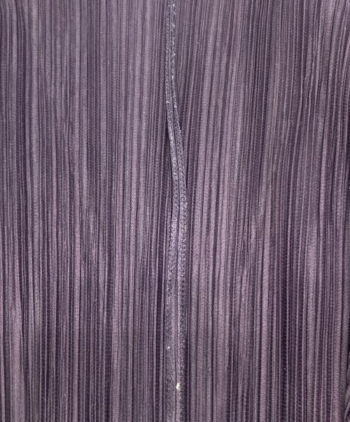 PLEATS PLEASE（プリーツプリーズ）PLEATS PLEASE (プリーツプリーズ) プリーツカーディガン パープル サイズ:4の古着・服飾アイテム