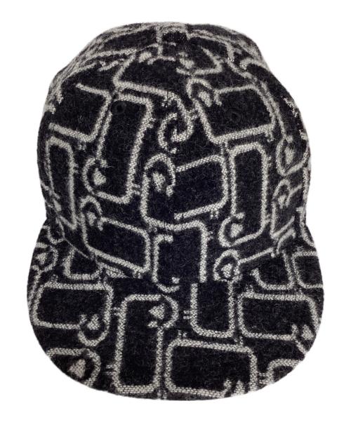 New Era（ニューエラ）New Era (ニューエラ) WOOLRICH (ウールリッチ) 9FORTY WOOL RICH ウールリッチ ブラ グレー サイズ:7　7/8の古着・服飾アイテム