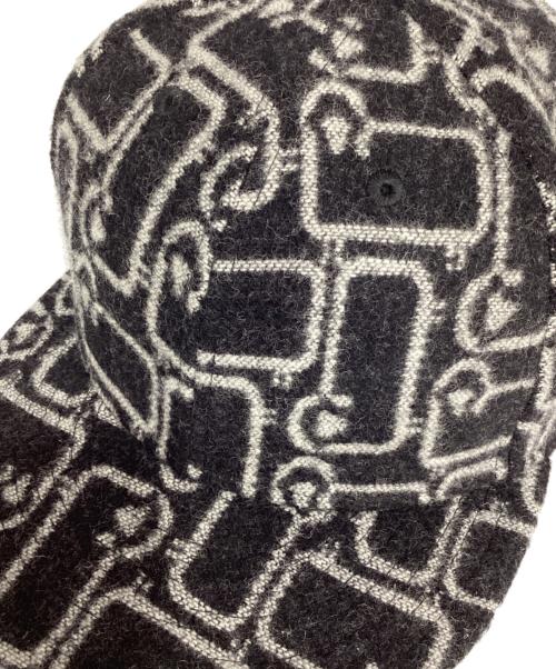 New Era（ニューエラ）New Era (ニューエラ) WOOLRICH (ウールリッチ) 9FORTY WOOL RICH ウールリッチ ブラ グレー サイズ:7　7/8の古着・服飾アイテム