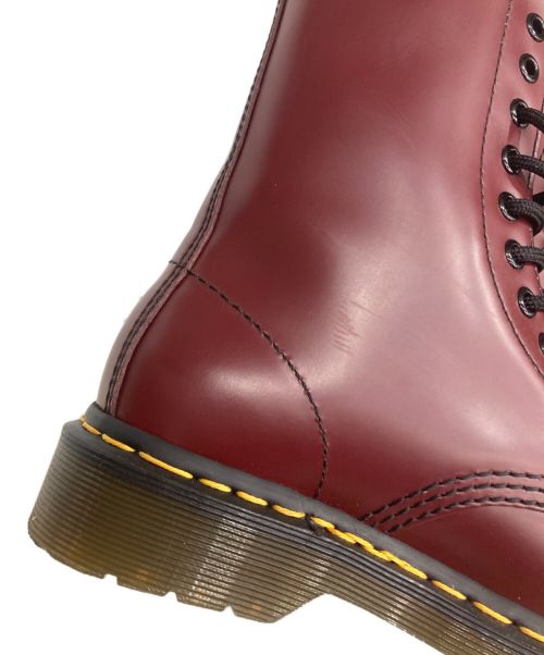 Dr.Martens（ドクターマーチン）Dr.Martens (ドクターマーチン) 10ホールブーツ レッド サイズ:3の古着・服飾アイテム