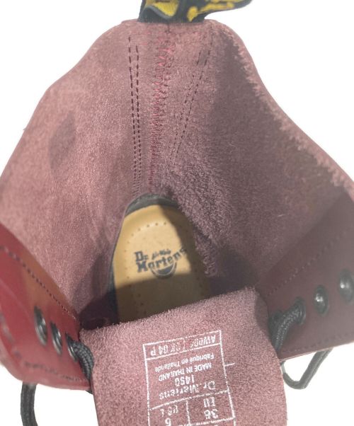 Dr.Martens（ドクターマーチン）Dr.Martens (ドクターマーチン) 10ホールブーツ レッド サイズ:3の古着・服飾アイテム