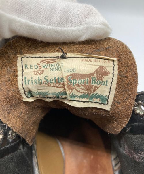 RED WING（レッドウィング）RED WING (レッドウィング) アイリッシュセッター／新 四角犬タグ ブラック サイズ:5 1/2 Dの古着・服飾アイテム