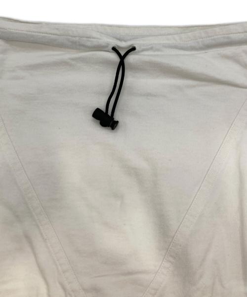 BOTTEGA VENETA（ボッテガベネタ）BOTTEGA VENETA (ボッテガベネタ) ドロー ストリング ディテール ボトルネックSSカットソー ホワイト サイズ:Mの古着・服飾アイテム