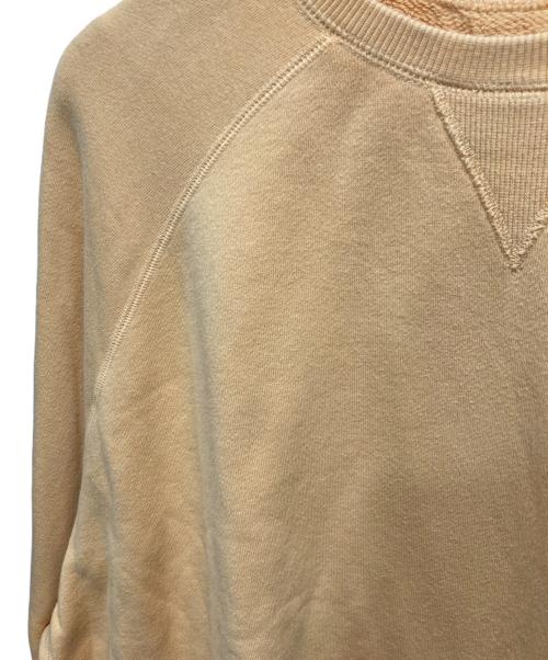 PAPAS（パパス）PAPAS (パパス) ロゴラグランスリーブスウェット イエロー サイズ:XLの古着・服飾アイテム