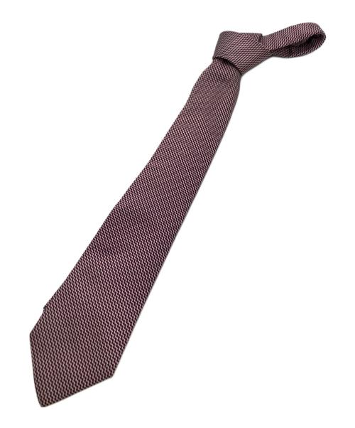 HERMES（エルメス）HERMES (エルメス) シルクネクタイ レッド サイズ:無しの古着・服飾アイテム