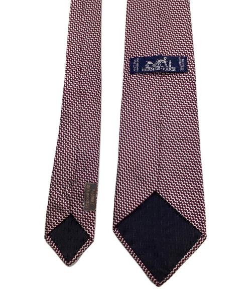 HERMES（エルメス）HERMES (エルメス) シルクネクタイ レッド サイズ:無しの古着・服飾アイテム