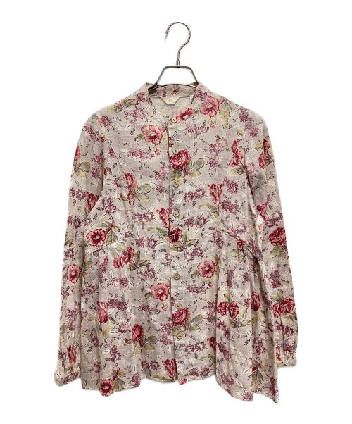 45R（フォーティファイブ・アール）45R (フォーティーファイブアール) 花柄シャツ ベージュ サイズ:1の古着・服飾アイテム