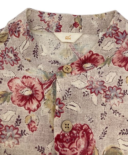 45R（フォーティファイブ・アール）45R (フォーティーファイブアール) 花柄シャツ ベージュ サイズ:1の古着・服飾アイテム